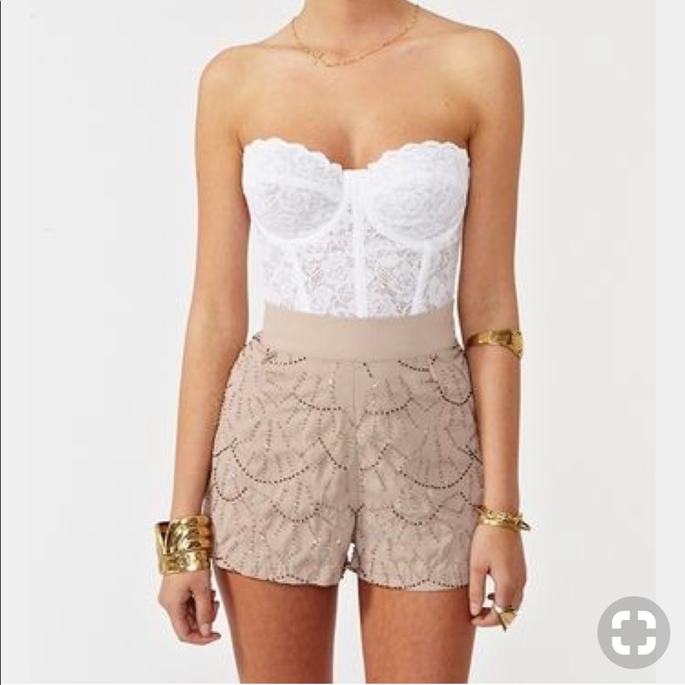 White Lace Corset || 34A